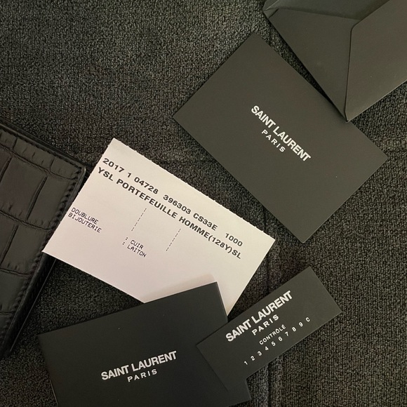 BRAND NEW authentic YSL wallet - Picture 5 of 5